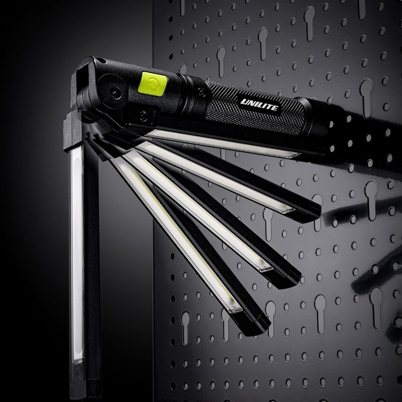 Unilite IL-925R Rechargeable LED Inspection Light 925 Lumens, Folding Magnetic Work Light, USB-C Charging, Shock & Water Resistant, Aluminum Body - Image 4